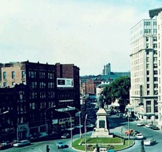 1970s Monument Square Portland Maine Postcard Congress Street Vintage E8... - £15.46 GBP