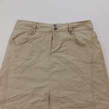Columbia AL5115 Women's Tan/Khaki Cotton Blend Skirt Pockets Size 10 Waist 32" image 9