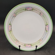 Antique c1890s WG Guerin Limoges France Handpainted Porcelain Floral Gre... - $19.79