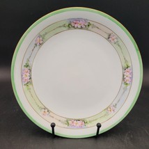 Antique c1890s WG Guerin Limoges France Handpainted Porcelain Floral Gre... - £15.50 GBP