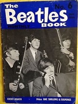 The Beatles Monthly Book Magazine No 6 January 1964 Original - $30.00