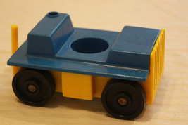 Vintage Fisher Price Little People Blue Tram Truck #993 - £5.47 GBP