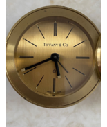 Vintage 1970&#39;s Tiffany &amp; Co Swiss Made #8 Manual Wind Alarm Clock Travel... - £256.80 GBP