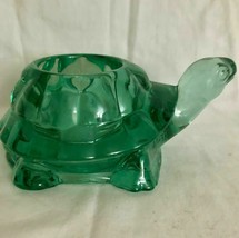 Spanish Green Glass Turtle Tortoise Tealight Votive Candle Holder INDIAN... - £15.92 GBP