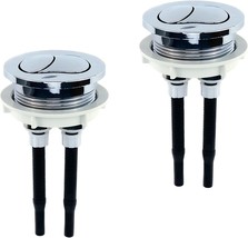 Meprotal 2Pcs Toilet Tank Button 48Mm Dual Push Flush Toilet Button Replacement - £23.97 GBP