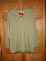 Fresh Produce Top S Sage Classic Knit Top NWT - £12.57 GBP