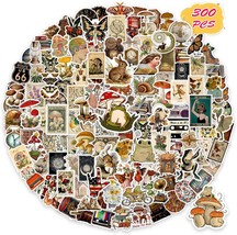 300 PCS Vintage Stickers Aesthetic Stickers for Scrapbook Journaling Water Bottl - £19.88 GBP