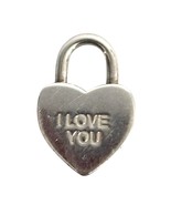 Tiffany &amp; co. &quot;i love you&quot; lock Women&#39;s Charm .925 Silver 456573 - $3,717.72 MXN