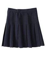 Beautifulfashionlife Women&#39;s High Waist Solid Pleated Mini Skirt(L, Dark... - £20.34 GBP