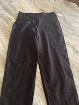 Basic editions size small womens black pants-Brand New-SHIPS N 24 HOURS - £26.99 GBP