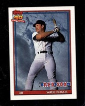 1991 Topps #450 Wade Boggs Nmmt Red Sox Hof *AZ4739 - £2.11 GBP