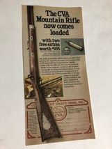 CVA Mountain Rifle Print Ad  Advertisement Vintage Pa6 - £5.52 GBP