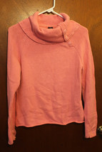 Gap Cowl Neck Pull Over Pink Sweater - Size Medium - £10.96 GBP