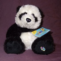 Ganz Webkinz Panda HM 111 Zoo Animals Africa Plush Stuffed 7&quot; - No Code - £8.32 GBP