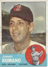 1963 Topps Johnny Romano 72 Indians VG - £0.78 GBP