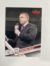 2017 Topps WWE RAW Michael Cole Base #24 wrestling card - £1.01 GBP