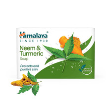 Himalaya Neem and Turmeric Soap, 125g (Pack of 6) - £21.49 GBP