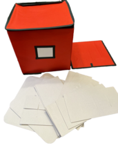 Christmas Ornament Storage Box 12&quot; x 12&quot; 4 Layer Fits Up To 64 Pieces Re... - £20.97 GBP