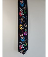 Vintage Looney Tunes Mania 1993 Neck Tie, Bugs Taz Daffy Marvin Martian - $28.52 CAD