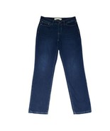 Soft Surroundings Women's Size M Stretch Mid-Rise Straight Leg Blue Jeans - $19.80