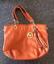 MICHAEL KORS Hand Bag Satchel Tote Tangerine GENUINE Leather  new MSRP $398 - £105.91 GBP