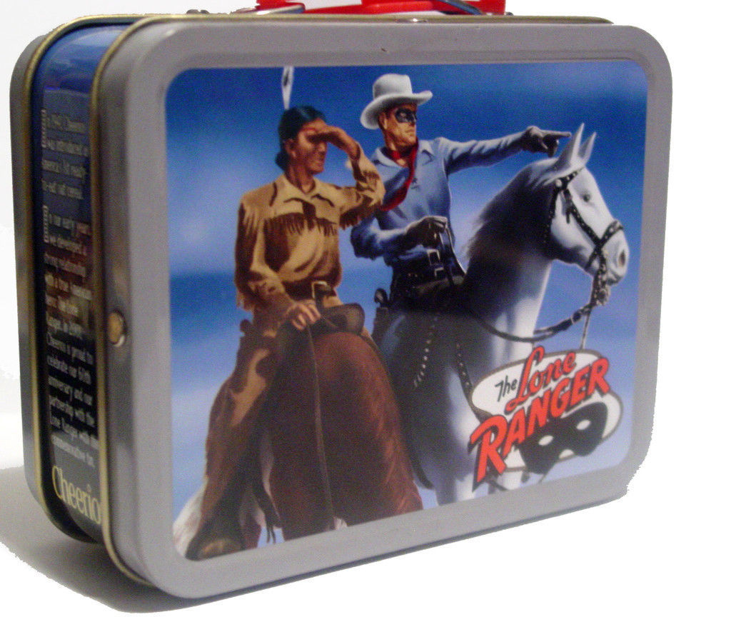 Retro Miniature Size Lone Ranger Metal Lunch Box – 5 inch x 4 inch x 2 inch - $10.00