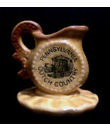 Vintage Ceramic Pennsylvania Dutch Country Mini Pitcher Plate Toothpick ... - £5.57 GBP