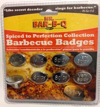 Mr. Bar-B-Q Spiced To Perfection Collection BBQ Badges 8 Pieces - £6.39 GBP