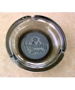Vintage HOLIDAY INN Smoke Colored Round Embossed Glass Ashtray - 4.5 inc... - £17.29 GBP