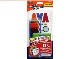 Elmer&#39;s Project Popperz Books and Writing Embellishments, 135 Peel and Stick Pie - £5.79 GBP