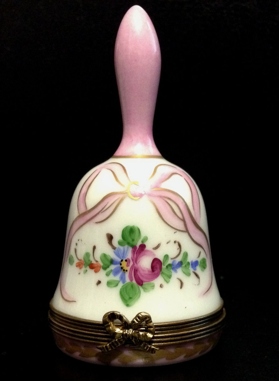 Limoges Limited Edition Pink Bell includes Certificate of Authenticity - $99.00