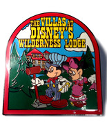 Wilderness Lodge Villas Disney Vacation Club 2001 Mickey Rail Road Cloth... - $45.00