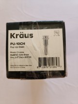Kraus PU-10CH Pop Up Drain - Chrome - £16.40 GBP