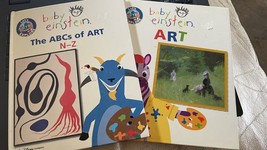 Baby Einstein The ABCs of ART A-M Plus One Free Book Retro 90s Preschool Rare - £5.23 GBP