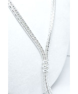Sterling Silver 19&quot; Tassel Design Y-Necklace - $133.08 CAD