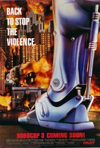 Robocop 3 original 1993 vintage advance one sheet movie poster - £180.20 GBP