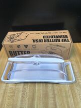 Plastic Butter Dish with Lid and Knife - BPA-Free Butter 8.3&quot;L x 2.9&quot;W x... - $13.86