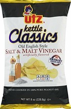 Utz Kettle Classics Salt & Malt Vinegar Potato Chips, 7.5 oz. Sharing Size Bags - $29.65+