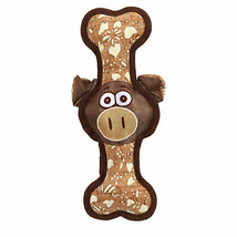 ZA Corkie Friends Bone Heads Pig Toy for Dogs - £12.67 GBP