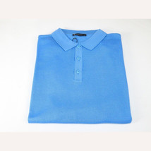 Men PRINCELY Soft Merinos Wool Sweater Knits Lightweight Polo 1011-40 Sky Blue image 5