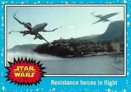 2015 Topps Star Wars Journey To The Force Awakens 93 Resistance Forces In Flight - £0.70 GBP