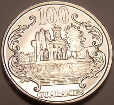 Gem Unc Paraguay 2007 100 Guaranies~The Ruins Of Humaita~Free Shipping - £2.79 GBP
