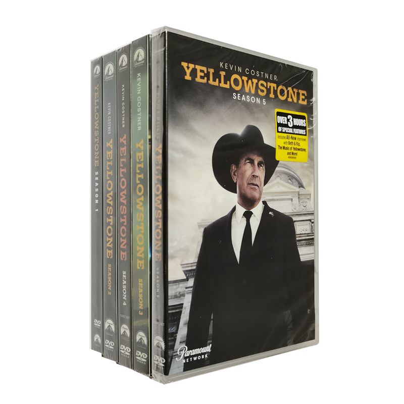 Primary image for Yellowstone Seasons 1-5  (21-Disc DVD) Box Set Brand New