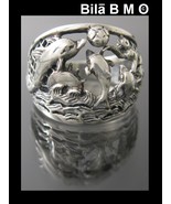 Vintage STERLING SILVER DOLPHIN RING - Size 6 3/4 - $45.00