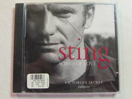 Sting Songs Of Love Victoria&#39;s Secret Exclusive 8 Trk 2003 Cd New, Case Cracked - £1.73 GBP