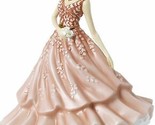 Royal Doulton Millie Coral Gown Figurine Brunette Rose 2021 Annual HN593... - $174.00