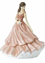 Royal Doulton Millie Coral Gown Figurine Brunette Rose 2021 Annual HN5938 NEW - £136.82 GBP