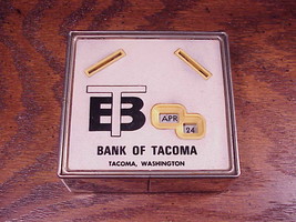 Metal Bank of Tacoma Calendar Bank, Washington, vintage - £9.74 GBP