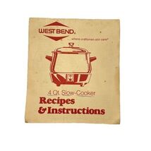 Vtg West Bend Lazy Day Slow Cooker 70’s Owners Manual Instruction Recipe... - $15.99