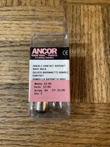Ancor Double Contact Bayonet Base Bulb 12 Watts 12 Volts - £7.75 GBP